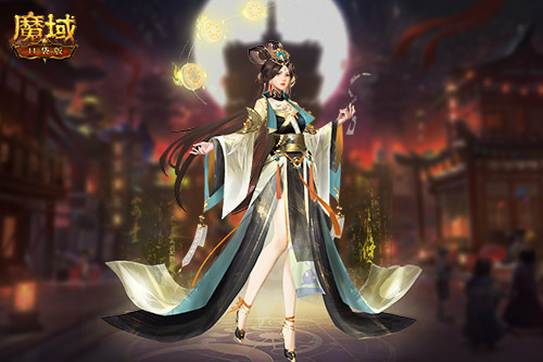 浮世轻羽 盛世华服 《魔域口袋版》神都洛城新品时装正式上架