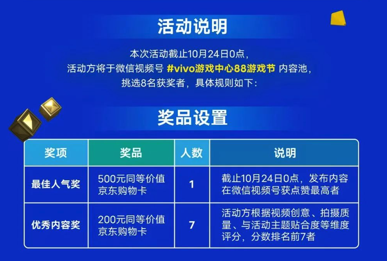 线上线下好礼送不停，vivo游戏中心88游戏节圆满收官