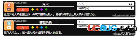 《宝可梦探险寻宝手游》全火系技能介绍