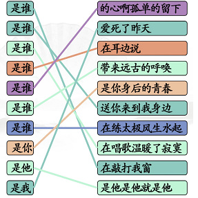 汉字找茬王是谁连歌曲答案一览