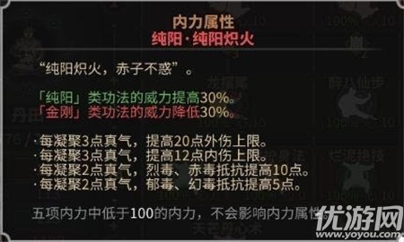 太吾绘卷内力属性有什么用-太吾绘卷内力属性作用介绍攻略