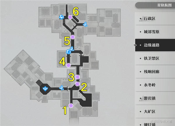 崩坏星穹铁道原核系列材料全收集路线一览