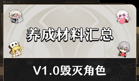 崩坏星穹铁道毁灭角色满级养成材料与掉落途径汇总