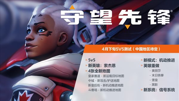 《守望先锋》保持更新 4月开放5V5模式Beta测试