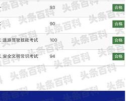 怎么在交管12123查询考试成绩单