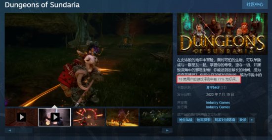 地牢冒险新作《桑德里亚地牢》抢先登陆Steam！