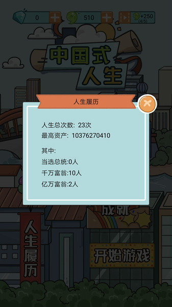 中国式人生手游百亿富翁攻略-如何赚够一百亿