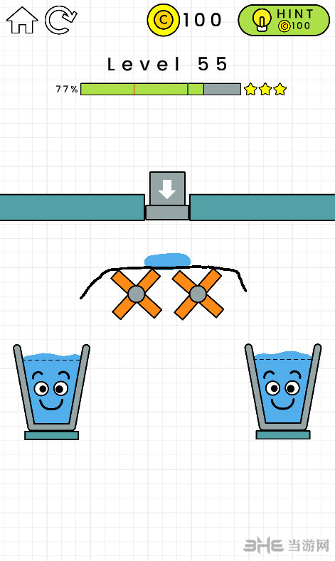 HappyGlass第55关三星通关攻略