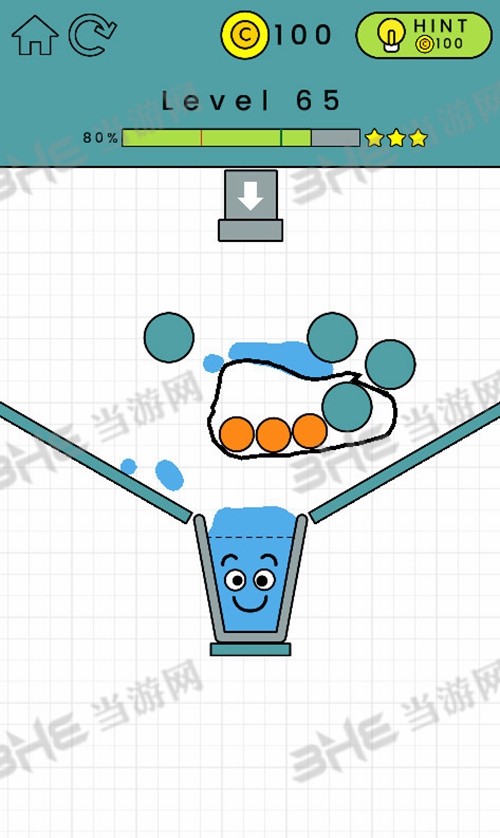 HappyGlass第65关三星通关攻略