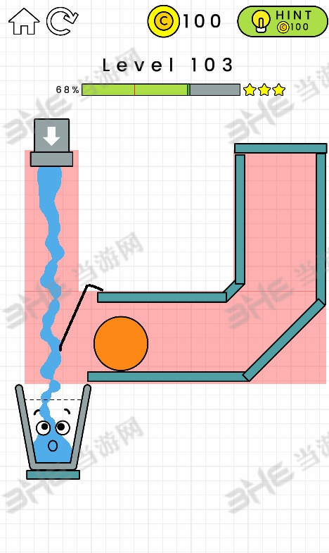HappyGlass第103关三星通关攻略