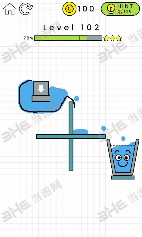 HappyGlass第102关三星通关攻略