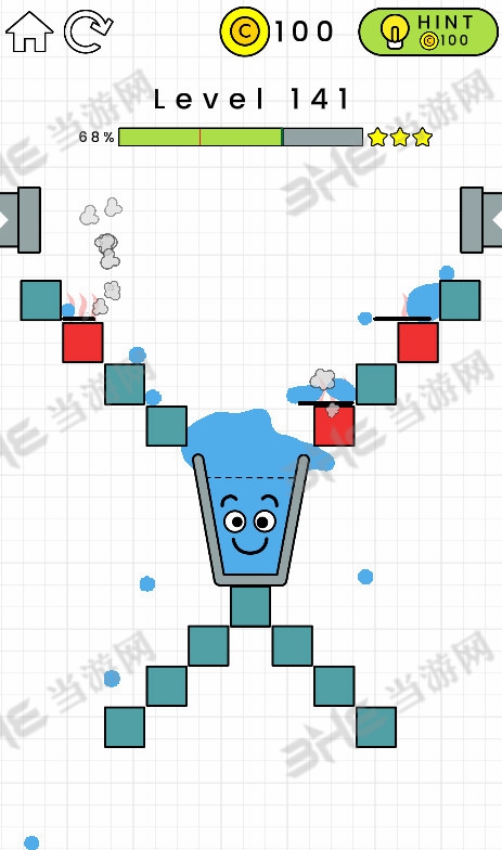 HappyGlass第141关三星通关攻略