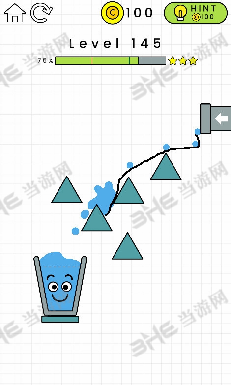 HappyGlass第145关三星通关攻略