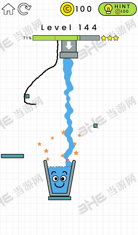 HappyGlass第144关三星通关攻略