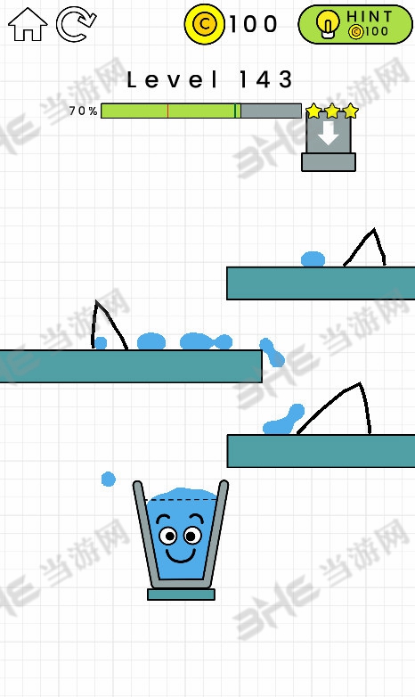 HappyGlass第143关三星通关攻略
