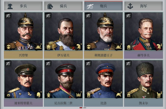 欧陆战争61914炮兵最强将领推荐-炮兵买什么将领最好