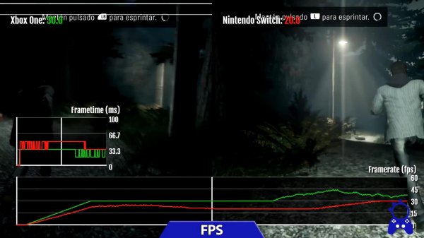 《心灵杀手》Switch和xbox画面对比视频：ns画质低
