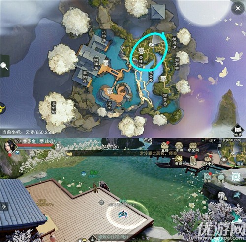 一梦江湖2020.4.25打坐点在哪-一梦江湖4月25日打坐地点位置介绍