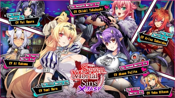 《Seven Mortal Sins X-TASY》国际版全新换装大罪★5星登场