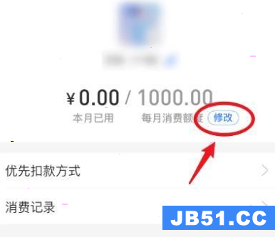 怎么修改支付宝亲情卡额度