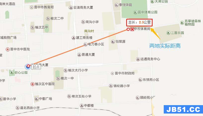 百度地图app如何测距