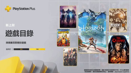 PS+二三档游戏库更新！《地平线2》《生化危机7》等已入库