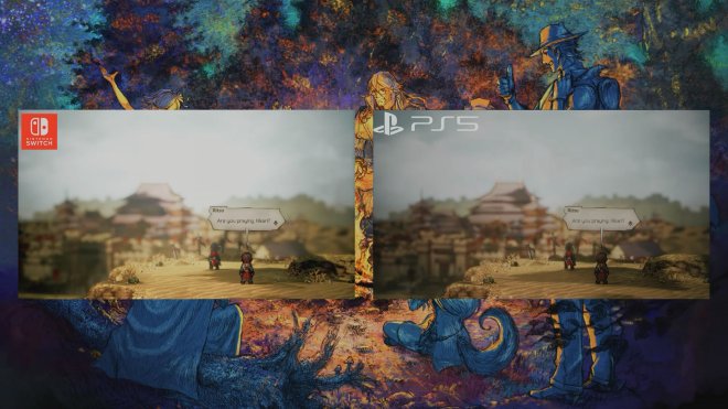 《八方旅人2》PS5/Switch画质对比影像公布 PS5版运行更流畅顺滑