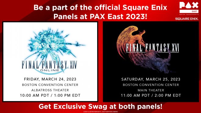 SE官宣将参加PAXEast展会 带来《FF14》&《FF16》最新消息