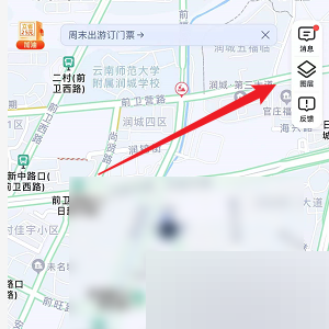 高德地图怎么显示旅游景点