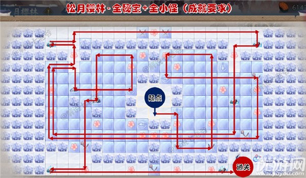 阴阳师松月樱林攻略大全-松月樱林35步全成就通关路线图