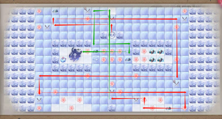 阴阳师枝垂樱林25格通关路线图-枝垂樱林击杀所有妖灵路线攻略