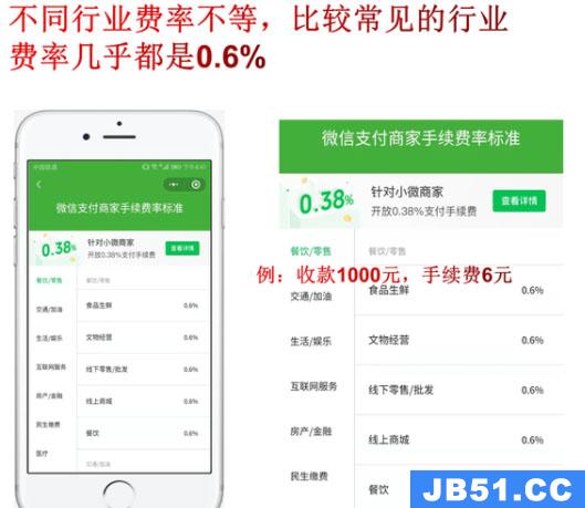 微信收款码的手续费