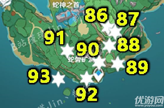 原神八酝岛雷神瞳位置大全-八酝岛27个雷神瞳全收集攻略