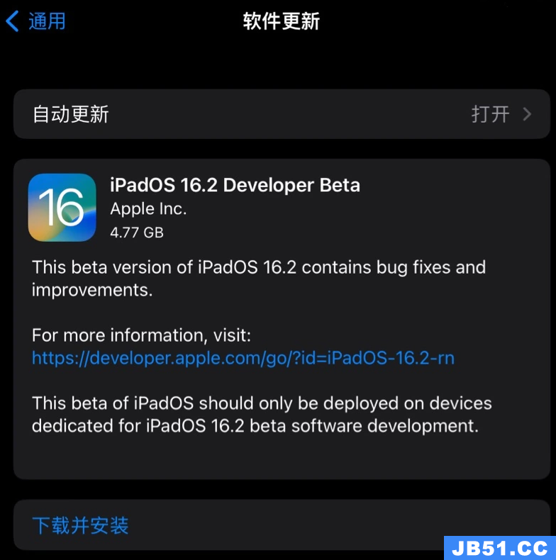 ipados15开发者版本