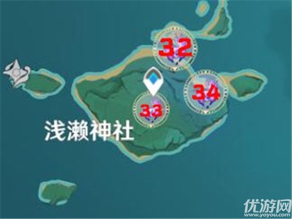 原神清籁岛雷神瞳在哪里-稻妻2.1清籁岛35个雷神瞳位置大全