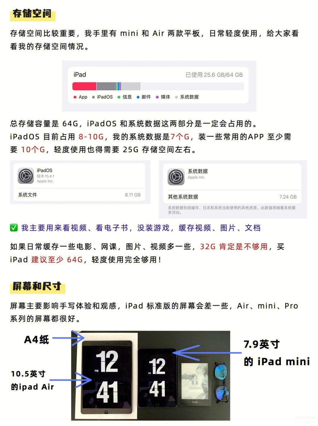 ipad型号大全表最新