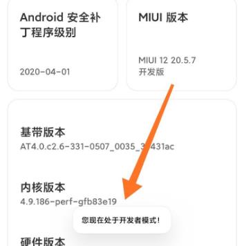 miui12开发者选项怎么打开