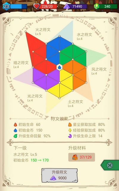 骰子元素师符文满级效果是什么