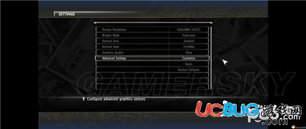 《如龙0》游戏最佳画面怎么设置
