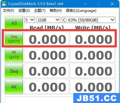 crystaldiskmark参数解读