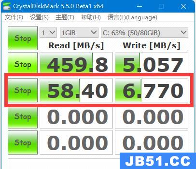 crystaldiskmark参数解读