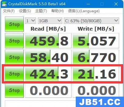 crystaldiskmark参数解读