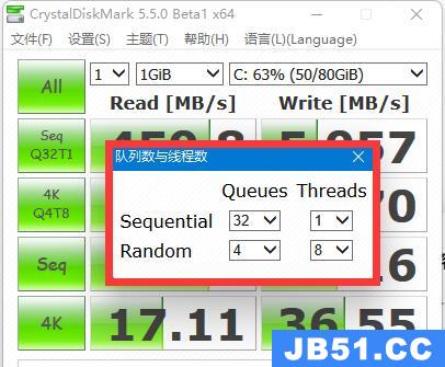 crystaldiskmark参数解读