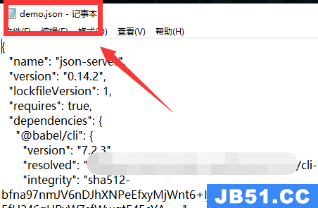 json如何用记事本打开网页