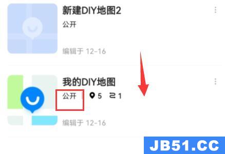 高德diy地图是否是公开的详情呢