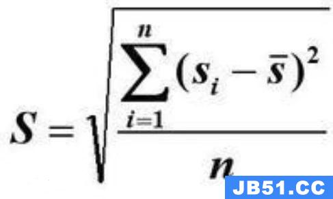stdev函数怎么理解