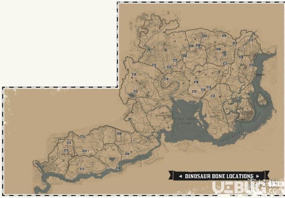 《荒野大镖客2》恐龙骨在哪里