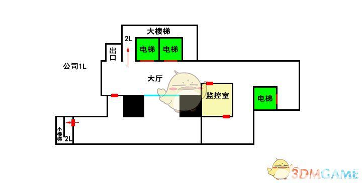 《探灵笔记》游戏公司地图结构介绍