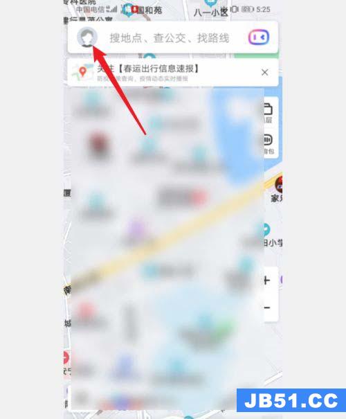 百度地图熟路模式怎么打开