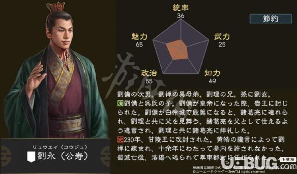 《三国志14》武将刘永什么身份